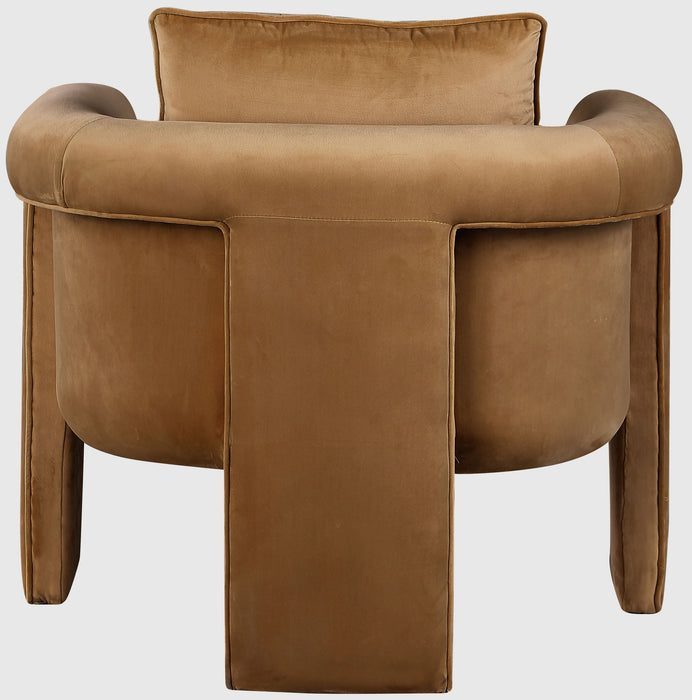 Sloan - Accent Chair - Saddle - Simple Home Plus