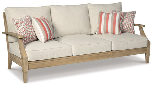 Clare View - Beige - Sofa with Cushion - Simple Home Plus