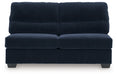 SimpleJoy - Armless Loveseat - Navy - Simple Home Plus