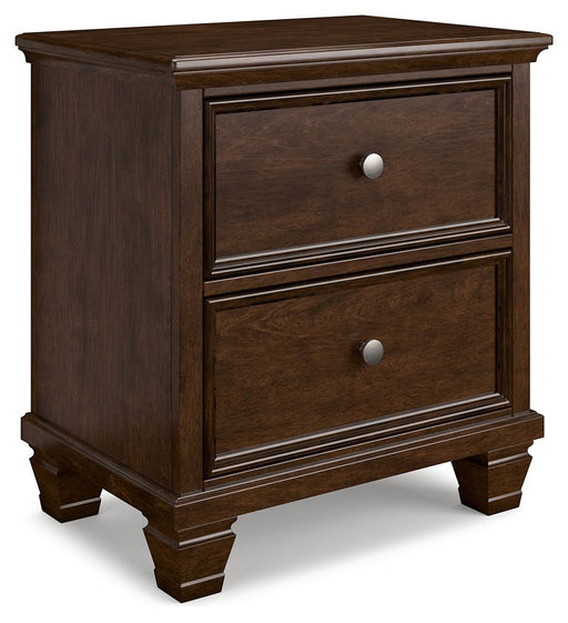 Danabrin - Brown - Two Drawer Nightstand - Simple Home Plus
