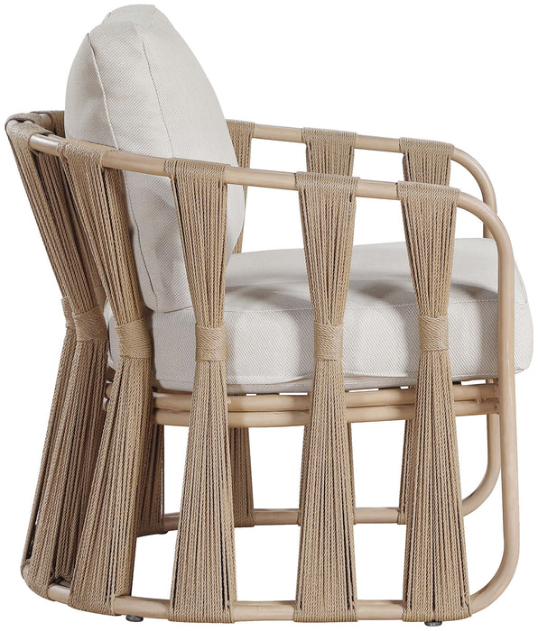 San Pietro - Resilient Waterproof Fabric Upholstered Outdoor Patio Chair - Simple Home Plus