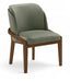 Navo - Vegan Leather Upholstered Dining Chair - Green - Simple Home Plus