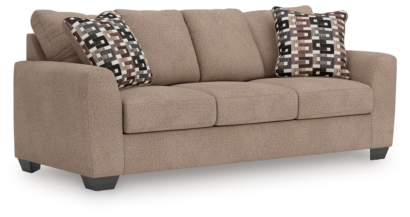 Triston-Peaks - Suede - Sofa - Simple Home Plus