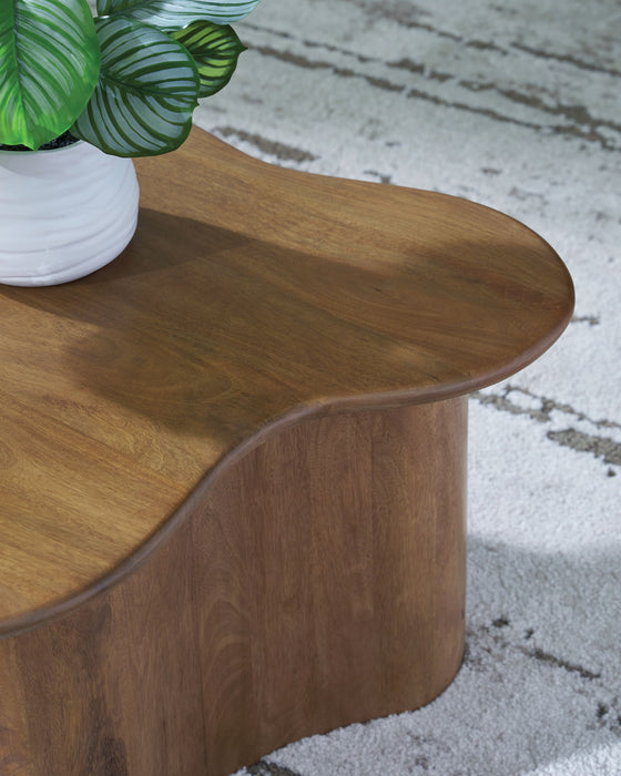 Abeford - Brown - Accent Cocktail Table (Set of 2) - Simple Home Plus