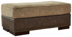 Alesbury - Chocolate - Ottoman - Simple Home Plus