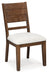 Kristiland - Dining Upholstered Side Chair 38"H (Set of 2) - Warm Brown - Simple Home Plus