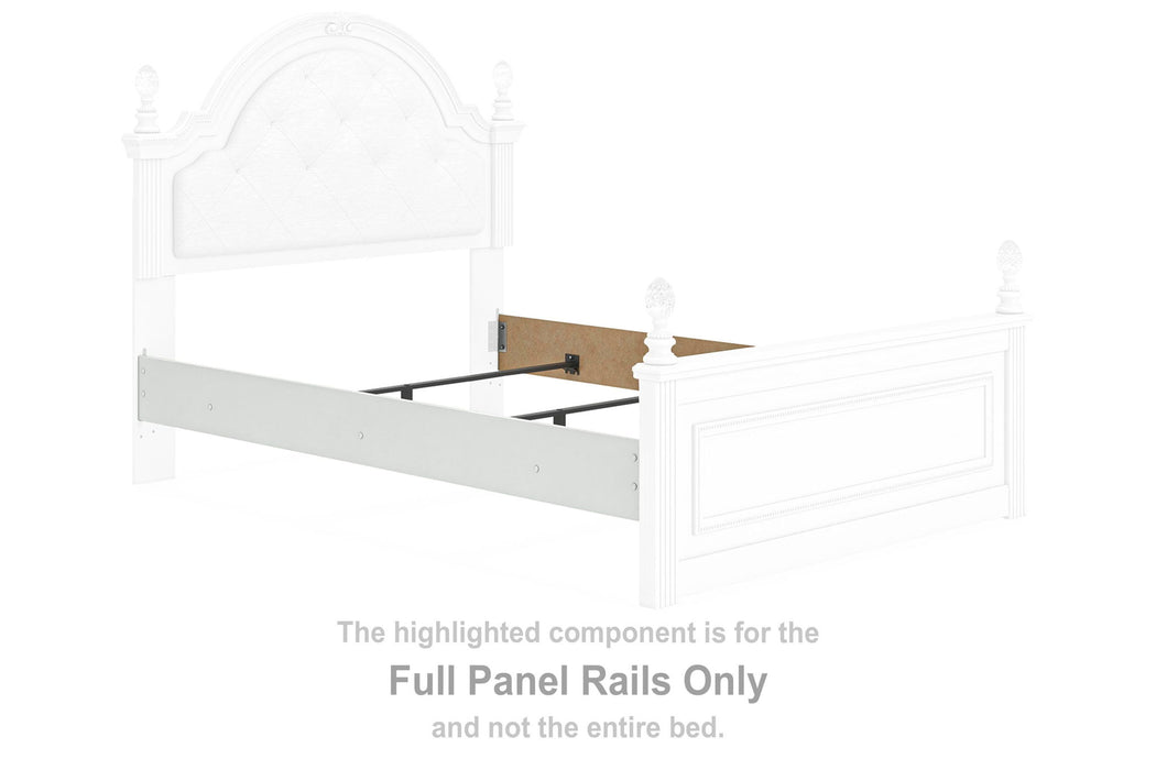 Kozlani - Full Panel Rails - White - Simple Home Plus