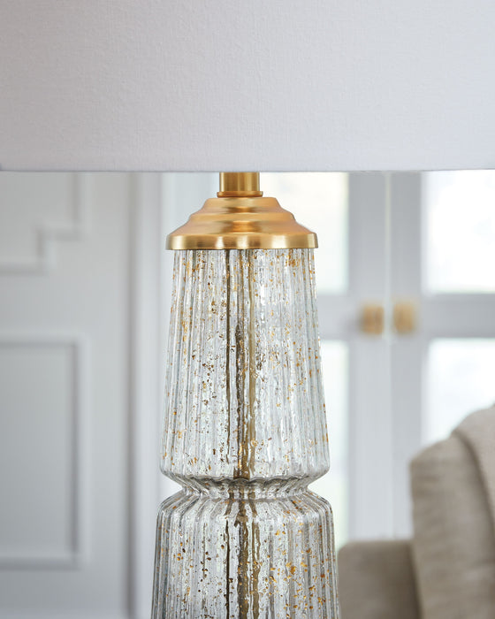 Bakersboro - Clear / Gold Finish - Glass Table Lamp - Simple Home Plus