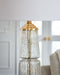 Bakersboro - Clear / Gold Finish - Glass Table Lamp - Simple Home Plus