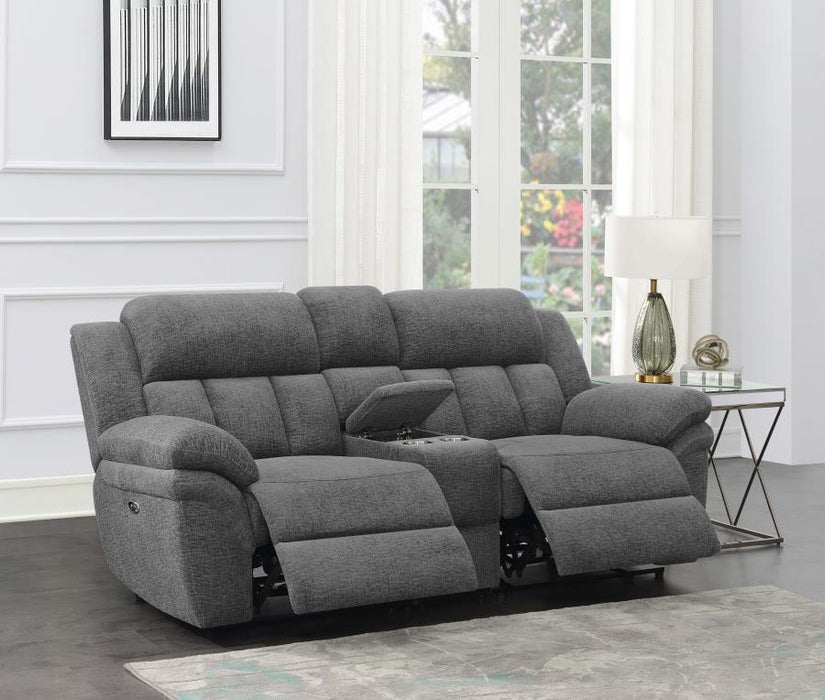 Bahrain - Upholstered Motion Loveseat - Simple Home Plus