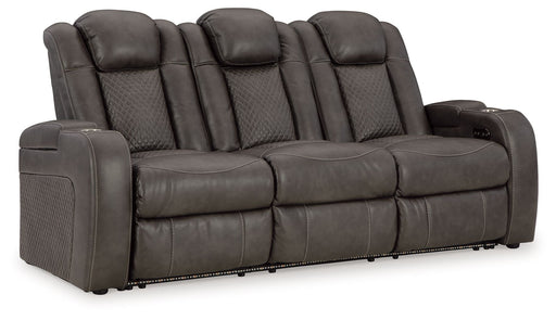 Fyne-dyme - Power Reclining Sofa With Adj Headrest - Simple Home Plus