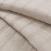 Logan - Twin/Twin Long Striped Comforter Set - Neutral - Simple Home Plus