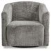 Bramner - Charcoal - Swivel Accent Chair - Simple Home Plus