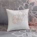 Lola - Queen Comforter Set - Gray / Blush - Simple Home Plus