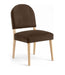 Varinelle - Velvet Dining Chair (Set of 2) - Natural Frame - Simple Home Plus