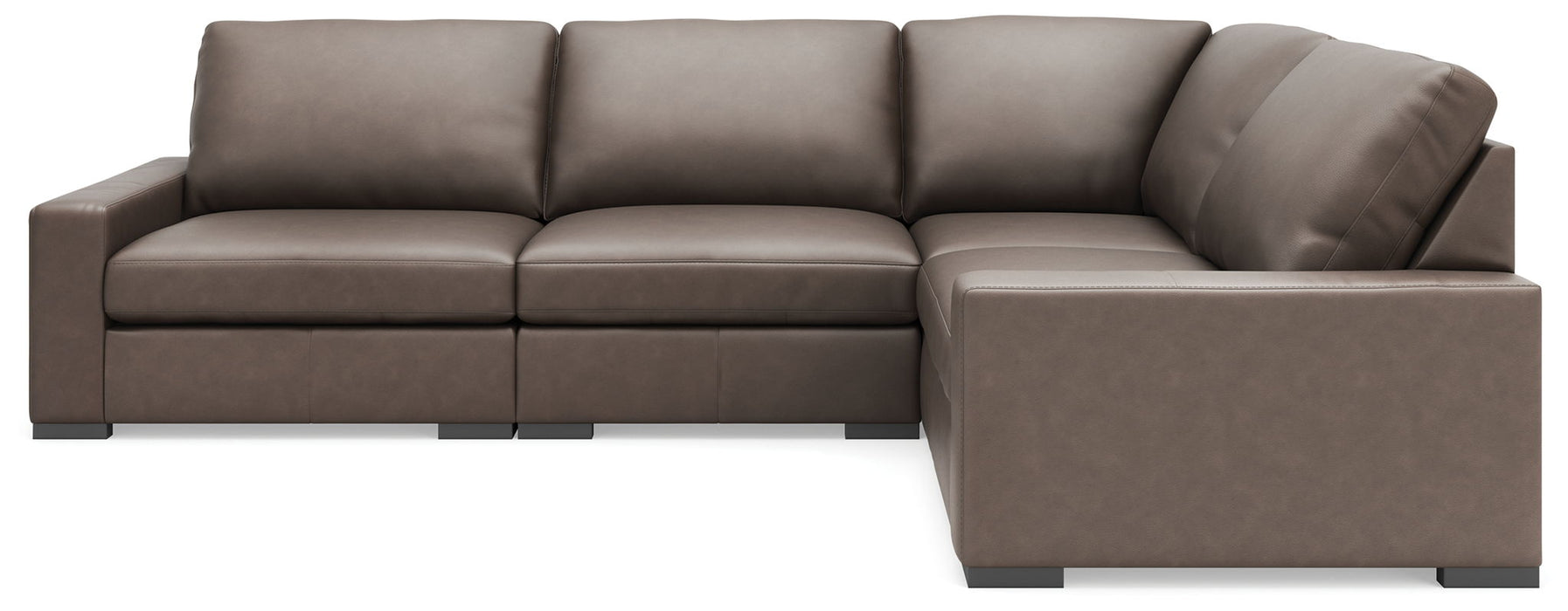 Calden - 4-Piece Sectional - Chocolate - Simple Home Plus