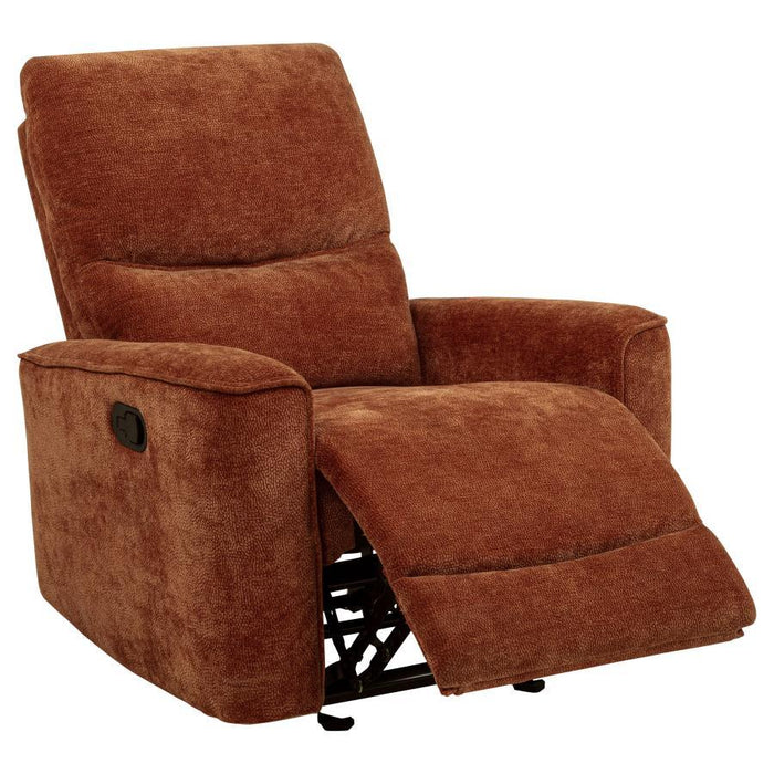 Navarro - Chenille Upholstered Glider Recliner - Simple Home Plus