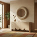 Meadow - Round Jute Rope Framed Mirror - Simple Home Plus