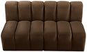 Arc - Velvet 2 Seats Modular Sofa - Simple Home Plus