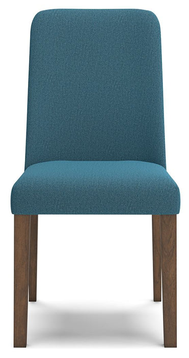 Lyncott - Blue / Brown - Dining Uph Side Chair (Set of 2) - Simple Home Plus