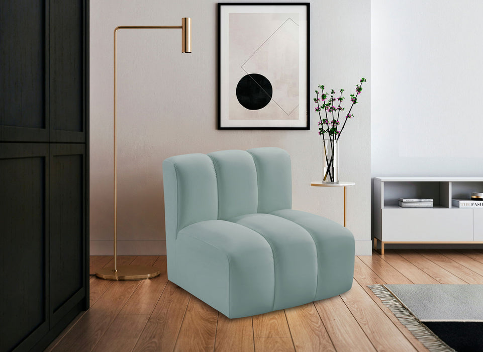 Arc - Faux Leather Straight Chair - Simple Home Plus