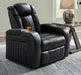 Caveman Den - Midnight - Power Recliner/ Adj Headrest - Simple Home Plus