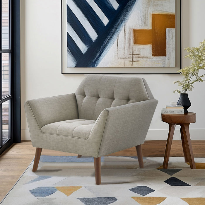 Newport - Lounge Chair - Light Gray - Simple Home Plus