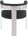 Romeo - Boucle Dining Chair With Silver Base (Set of 2) - Simple Home Plus