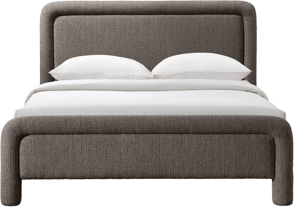 Baylor - Fabric With Interwoven Chenille Upholstered Bed