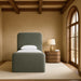 Fira - Chenille Fabric Upholstered Bed - Simple Home Plus