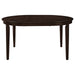 Gabriel - Oval Extension Leaf Dining Table - Cappuccino - Simple Home Plus