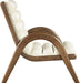 Randal -  Accent Chair - Walnut Frame - Simple Home Plus