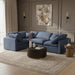 Indulge - Linen 4 Piece Modular Corner Sectional - Simple Home Plus