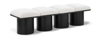 Pavilion - 4 Piece Modular Bench With Black Base - Simple Home Plus