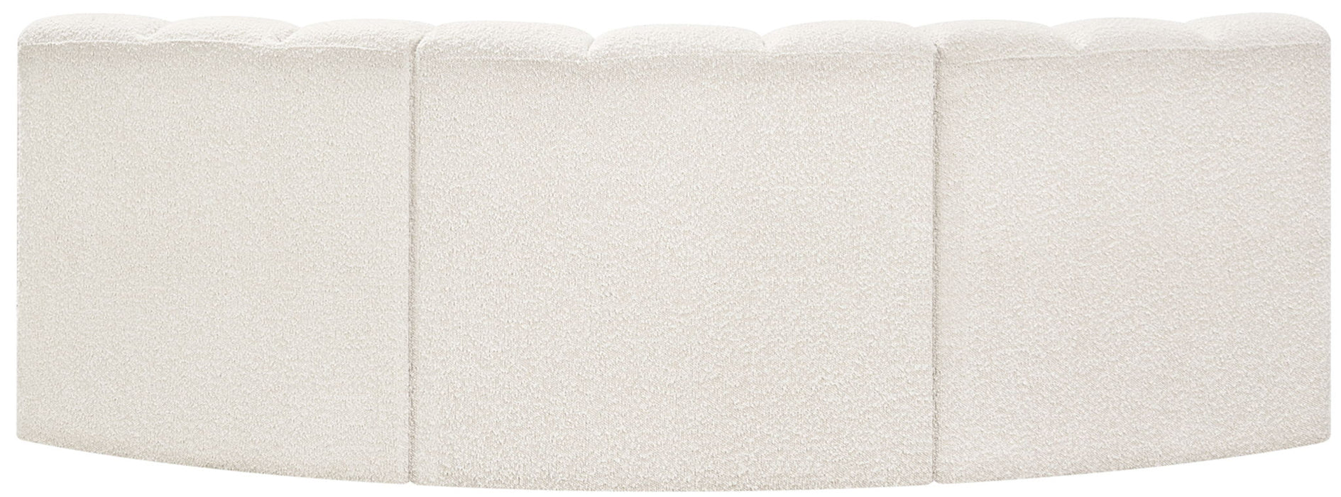 Arc - Boucle Fabric 3 Piece Modular Corner Sofa - Simple Home Plus