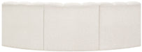 Arc - Boucle Fabric 3 Piece Modular Corner Sofa - Simple Home Plus