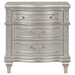 Evangeline - 3-Drawer Nightstand - Silver Oak - Simple Home Plus