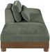 Turin - Chenille Fabric Upholstered Modular Sectional - Green - Simple Home Plus