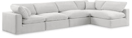 Comfy - 5 Piece Velvet Modular Sectional - Simple Home Plus