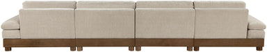 Turin - Chenille Fabric Upholstered Modular Sectional - Taupe - Simple Home Plus
