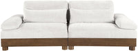 Turin - Chenille Fabric Upholstered Modular Sectional - Cream - Simple Home Plus