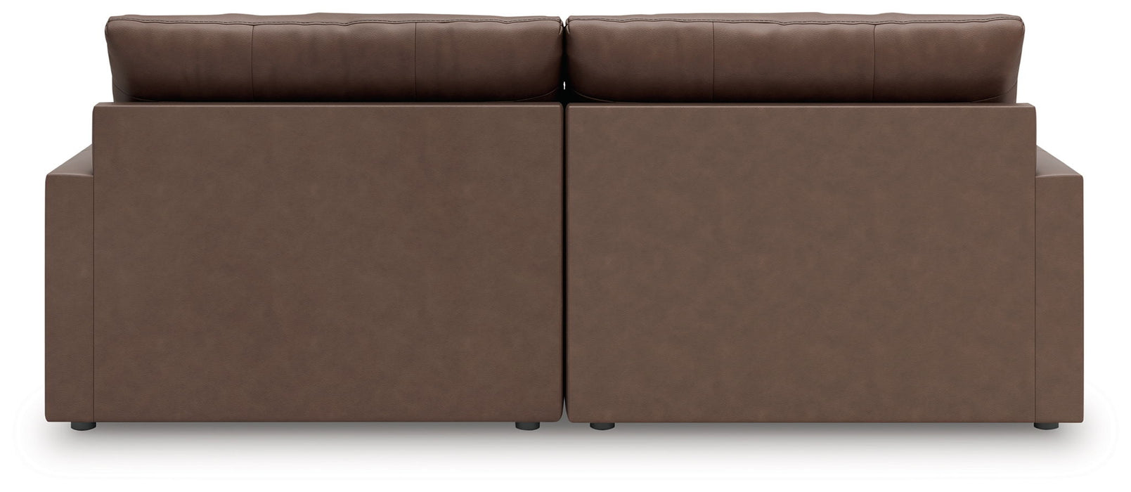 Whitehaven - 2-Piece Sectional Loveseat - Brown - Simple Home Plus