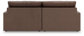 Whitehaven - 2-Piece Sectional Loveseat - Brown - Simple Home Plus