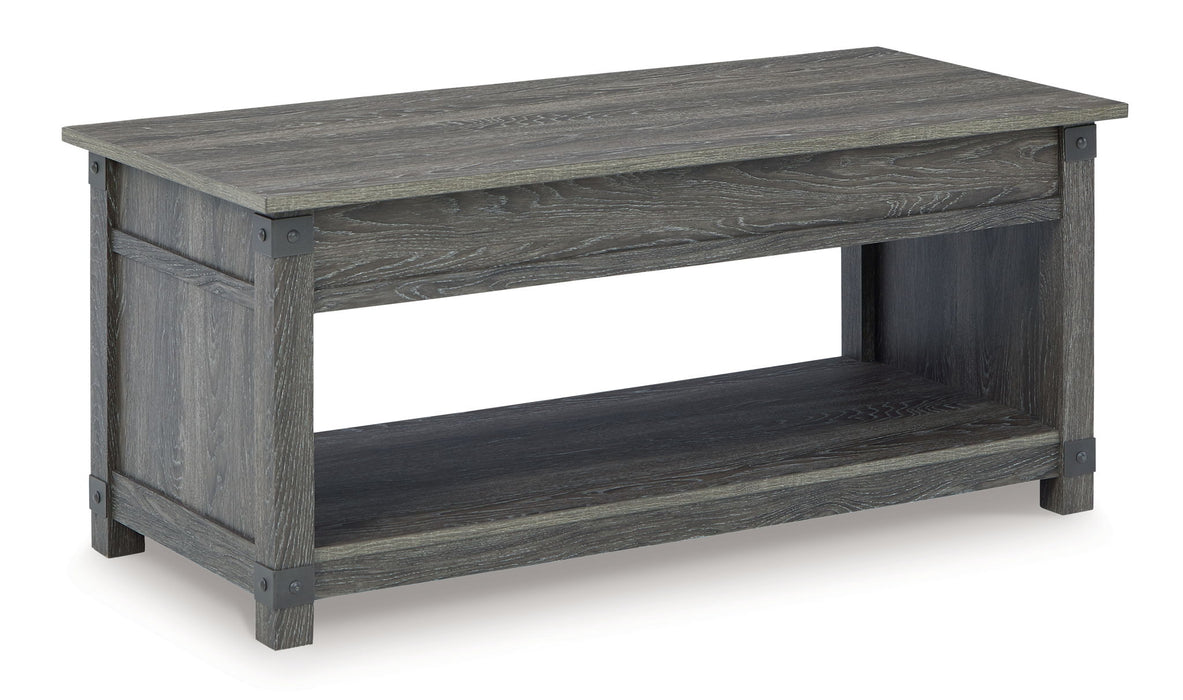 Freedan - 3 Pc. - Coffee Table, 2 End Tables - Grayish Brown - Simple Home Plus
