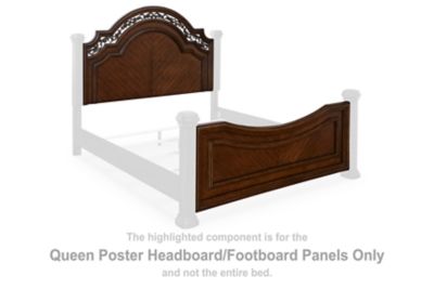 Lavinton - Queen Poster Headboard/ Footboard Panels - Brown - Simple Home Plus