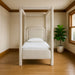 Salina - Velvet Upholstered Bed - Simple Home Plus