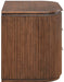 Astrid - Solid Wood And Oak Veneer Nightstand - Simple Home Plus