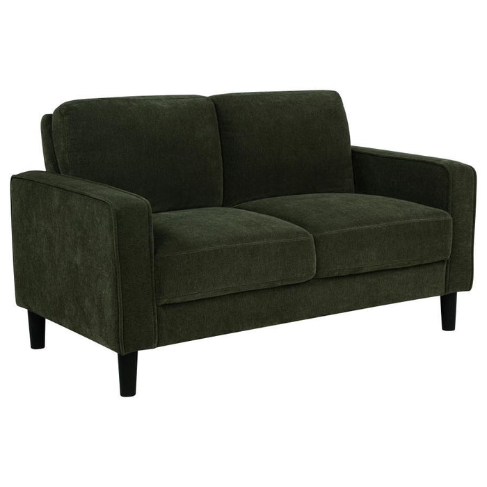 Ruth - Upholstered Track Arm Loveseat - Simple Home Plus