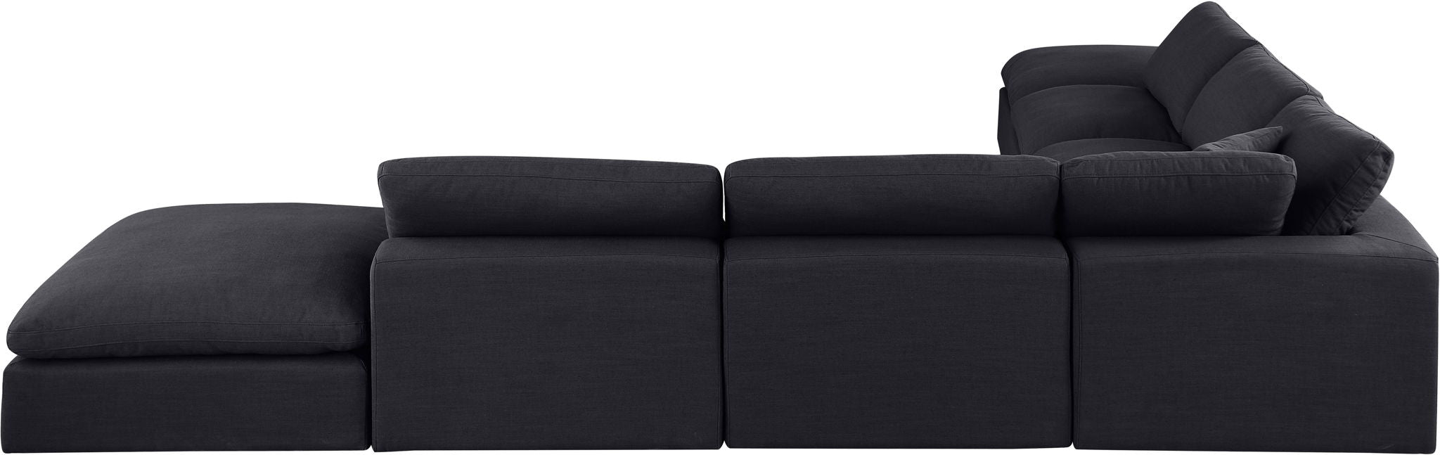 Comfy - 7 Piece Linen Modular Corner Sectional - Simple Home Plus