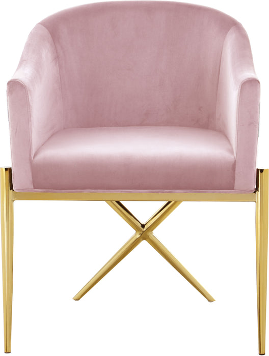 Xavier - Dining Chair with Gold Legs - Simple Home Plus